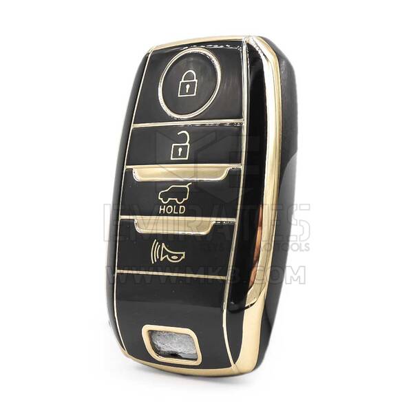 Cover nano di alta qualità per Kia Smart Remote Key 4 pulsanti colore nero D11J4A