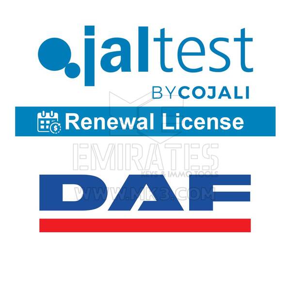 Jaltest - Truck Select Brands Renewal. License Of Use 29051110 DAF