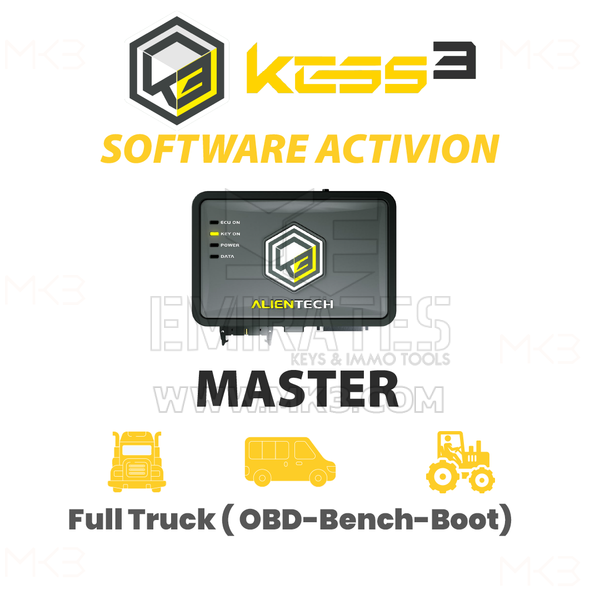 Alientech KESS3 Master Full Truck ( OBD-Bench-Boot )