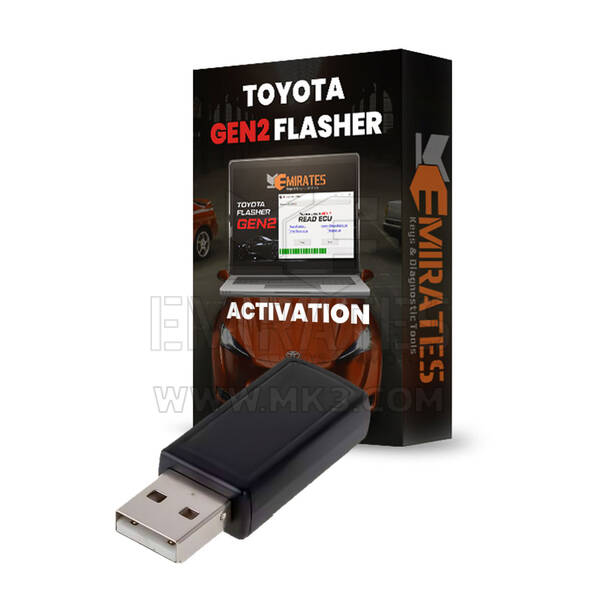 Chiave di sicurezza Toyota Lexus con attivazione Gen 2 Flasher