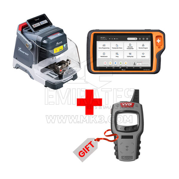 Dispositivo de almohadilla Xhorse VVDI Key Tool Plus y máquina de corte de llaves Xhorse Dolphin II XP-005L Obtenga el dispositivo Xhorse VVDI Mini Key Tool gratis