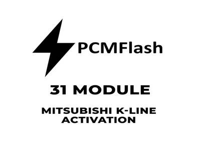 PCMflash - 31 Module Mitsubishi K-Line Activation | MK3