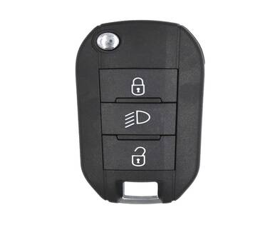 Peugeot Flip Remote Key 3 Button 9809825177 With Light | MK3
