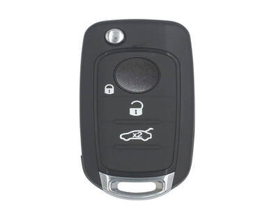Fiat EGEA Flip Remote Key 433MHz Megamos AES Transponder | MK3
