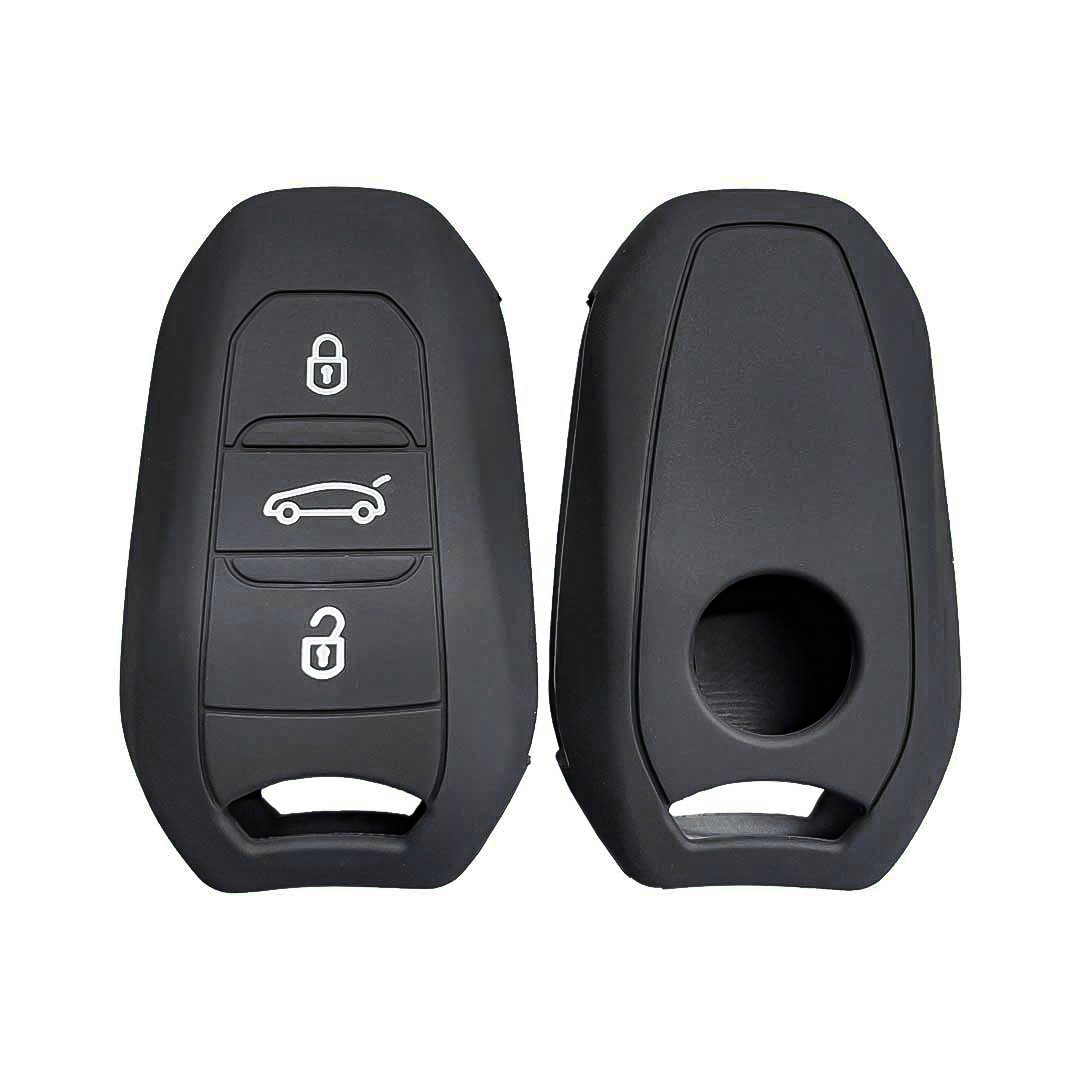 Silicone Case For Peugeot 2015 Flip Remote Key 3 Buttons | MK3