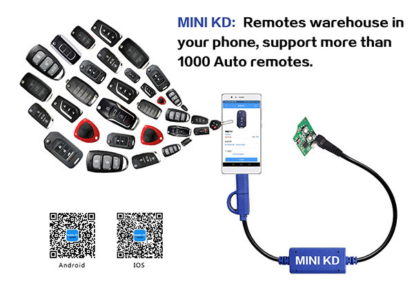 Keydiy Mini KD Mobile Key Remote Maker Generator for Android System Set, Support more than 1000 car remotes | Emirates Keys