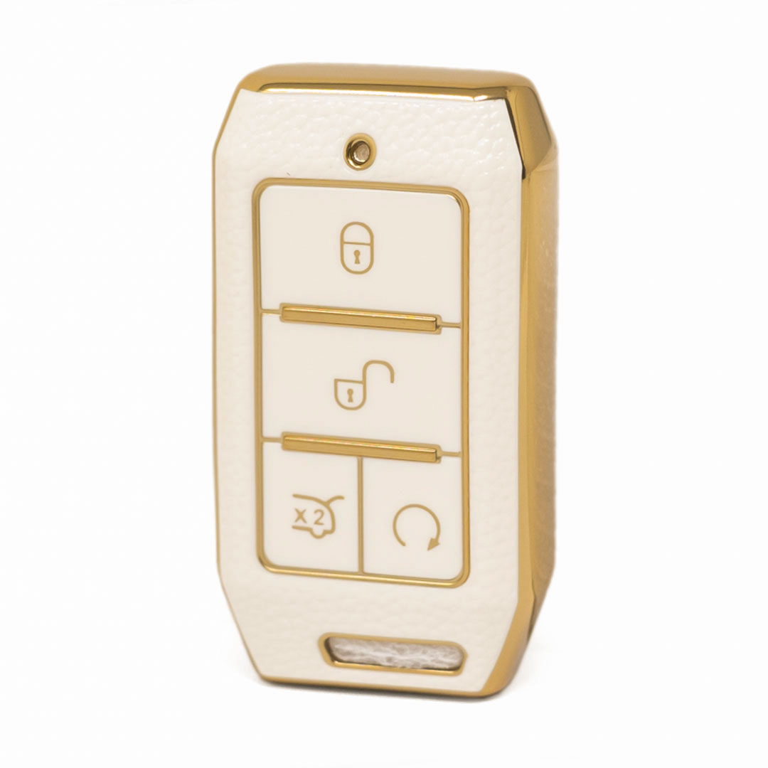 Nano Funda Para Baojun Flip Remote Key 3 Botones Blanco BJ-D11J