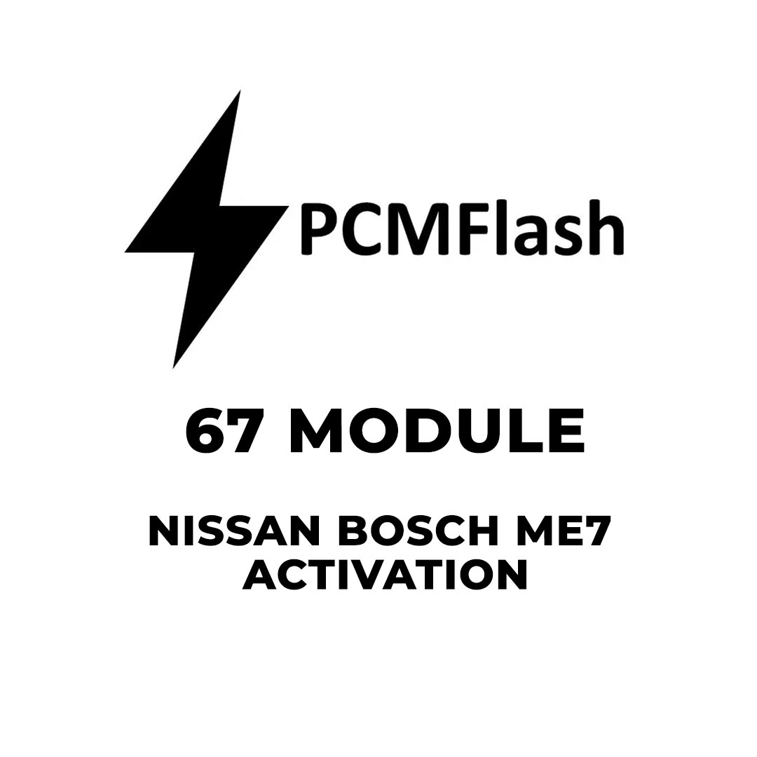 PCMflash 67 Module Nissan Bosch ME7 Activation