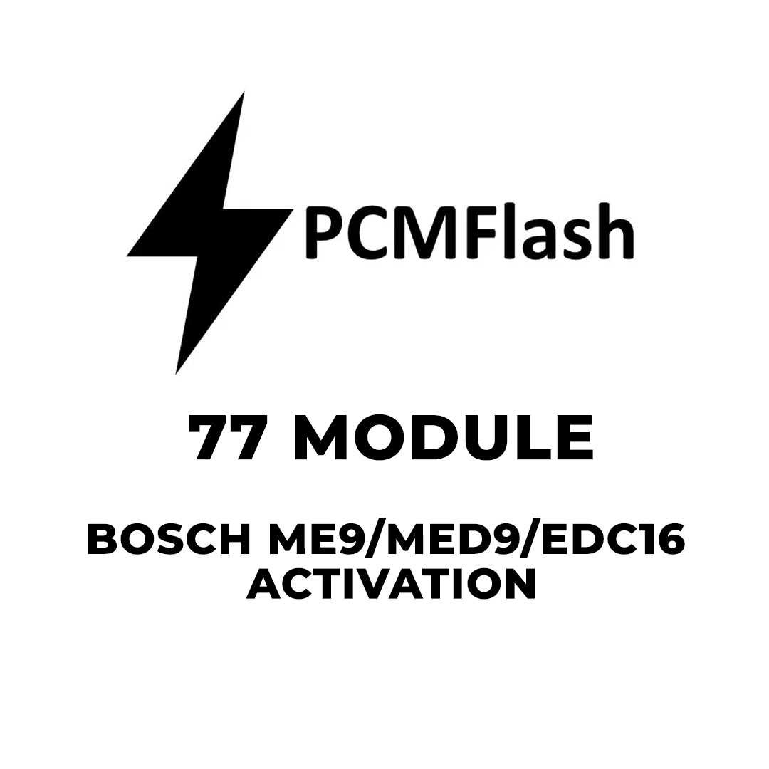 PCMflash-77МодульBoschME9/MED9/EDC16Активация