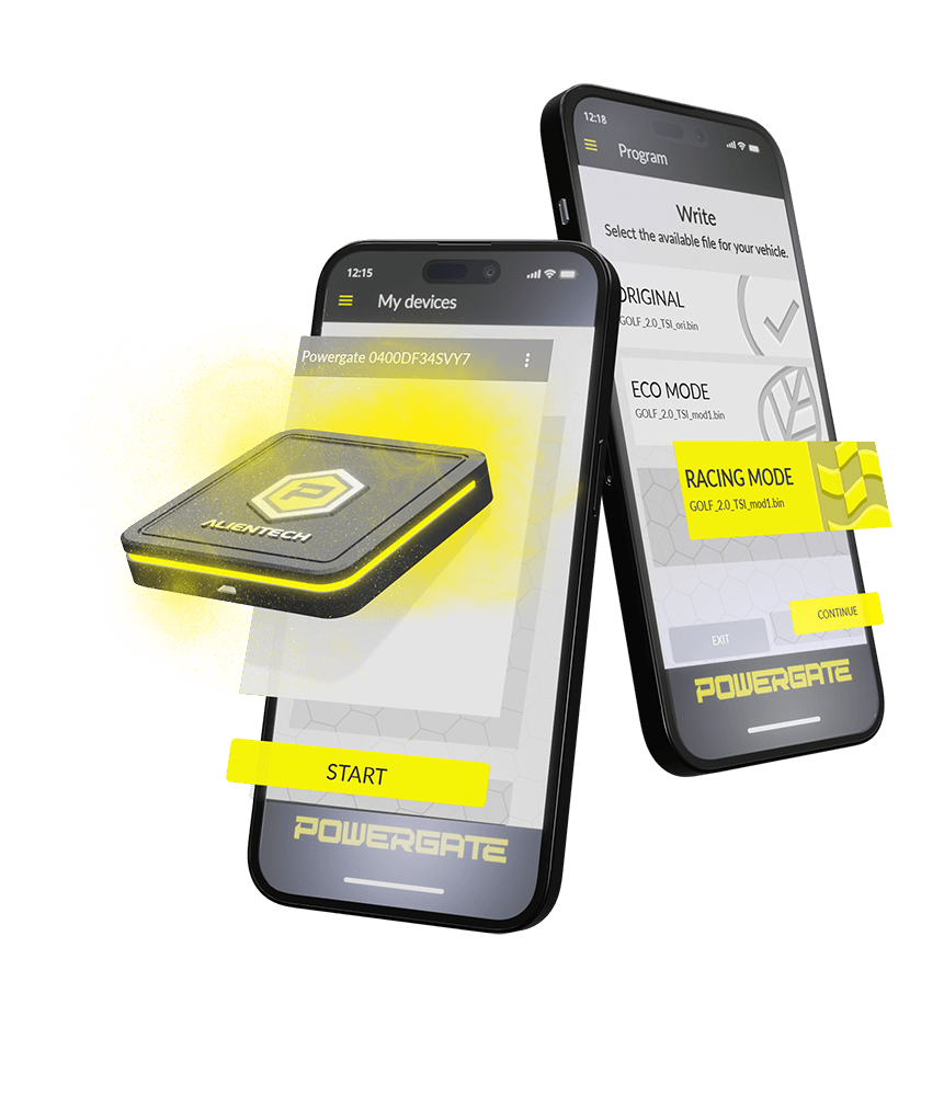 New Alientech Powergate Car is the new generation of portable control unit programmer for cars and motorcycles, created to offer every driver a personalized driving experience of their vehicle