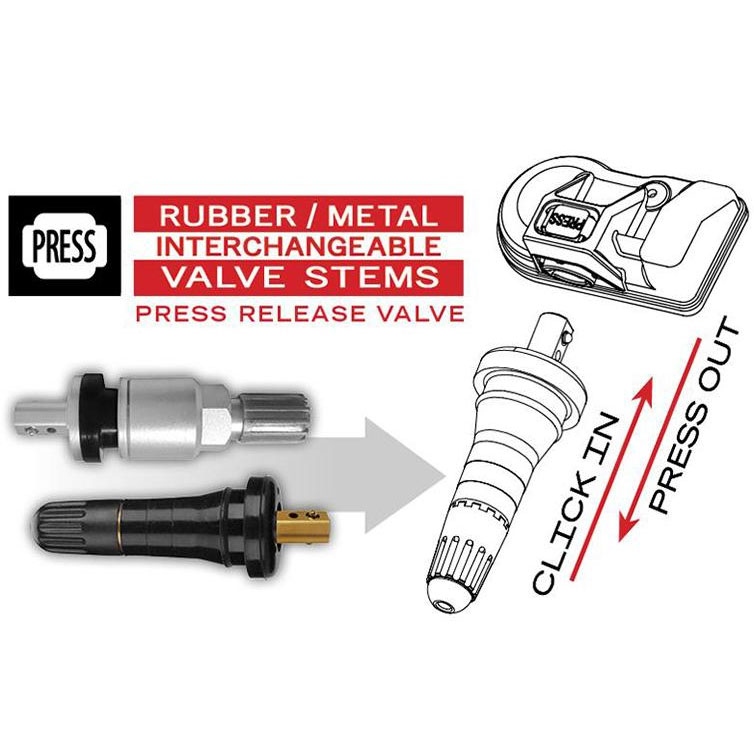 Autel TPMS 1-Sensor M (Press-in) combina entrambe le frequenze 315 MHz + 433 MHz in un unico sensore TPMS con la massima copertura del veicolo del settore | Chiavi degli Emirati