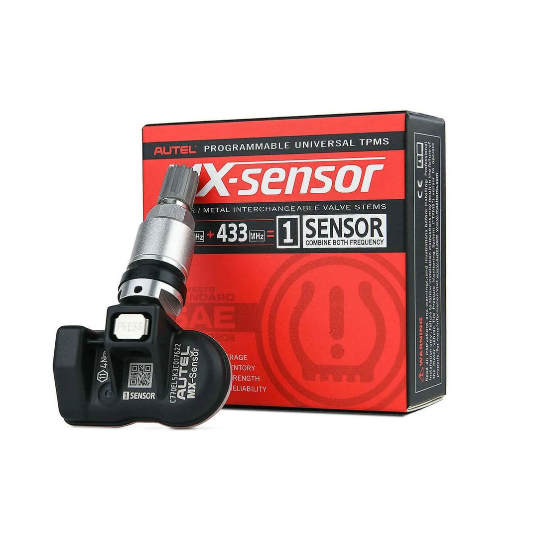 يجمع Autel TPMS 1-Sensor M (Press-in) بين ترددات 315 ميجا هرتز + 433 ميجا هرتز في مستشعر TPMS واحد مع أعلى تغطية للمركبات الصناعية | مفاتيح الإمارات