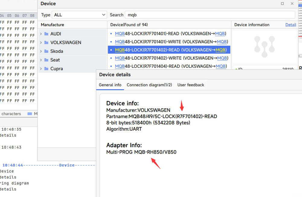 xhorse çoklu program rh850 kablosu 5