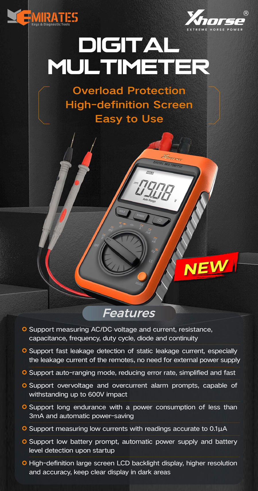 xhorse digital multimeter