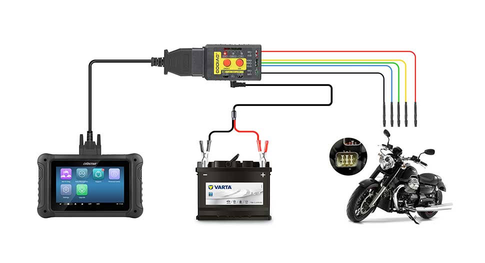 godiag-gt108-süper-obdi-obdii-evrensel-dönüşüm-adaptörü-motosiklet-bağlantısı