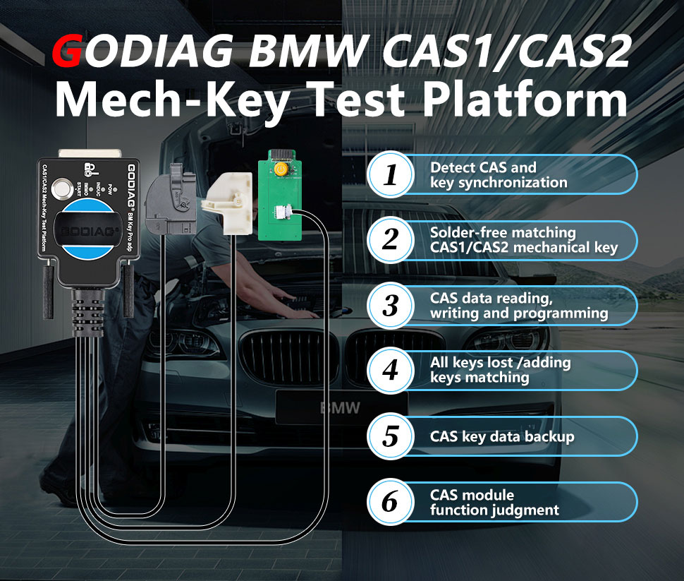 منصة GODIAG BMW CAS1/CAS2