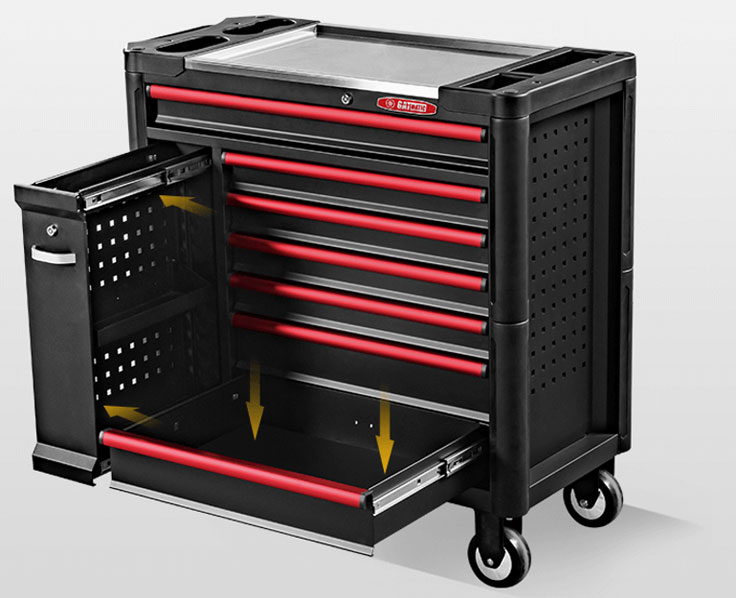 New GATmatic GEC90 Heavy-duty Rolling Tool Cabinet Steel Worktop Is One Of The Ultimate Choices For Mechanics, Enthusiasts, Or Garages | Emirates Keys