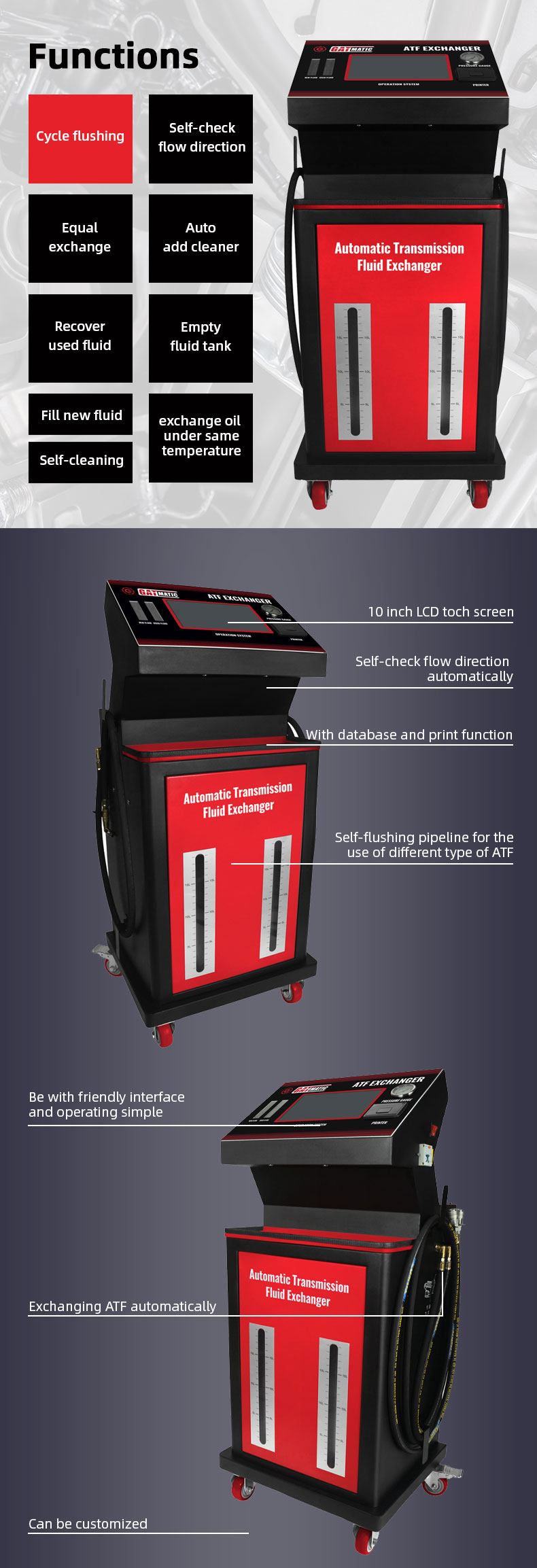 GATmatic GT-516 Automatic Transmission Fluid Exchanger A Quick And Easy Function For Transmission Filter Changes During ATF Exchange | Emirates Keys