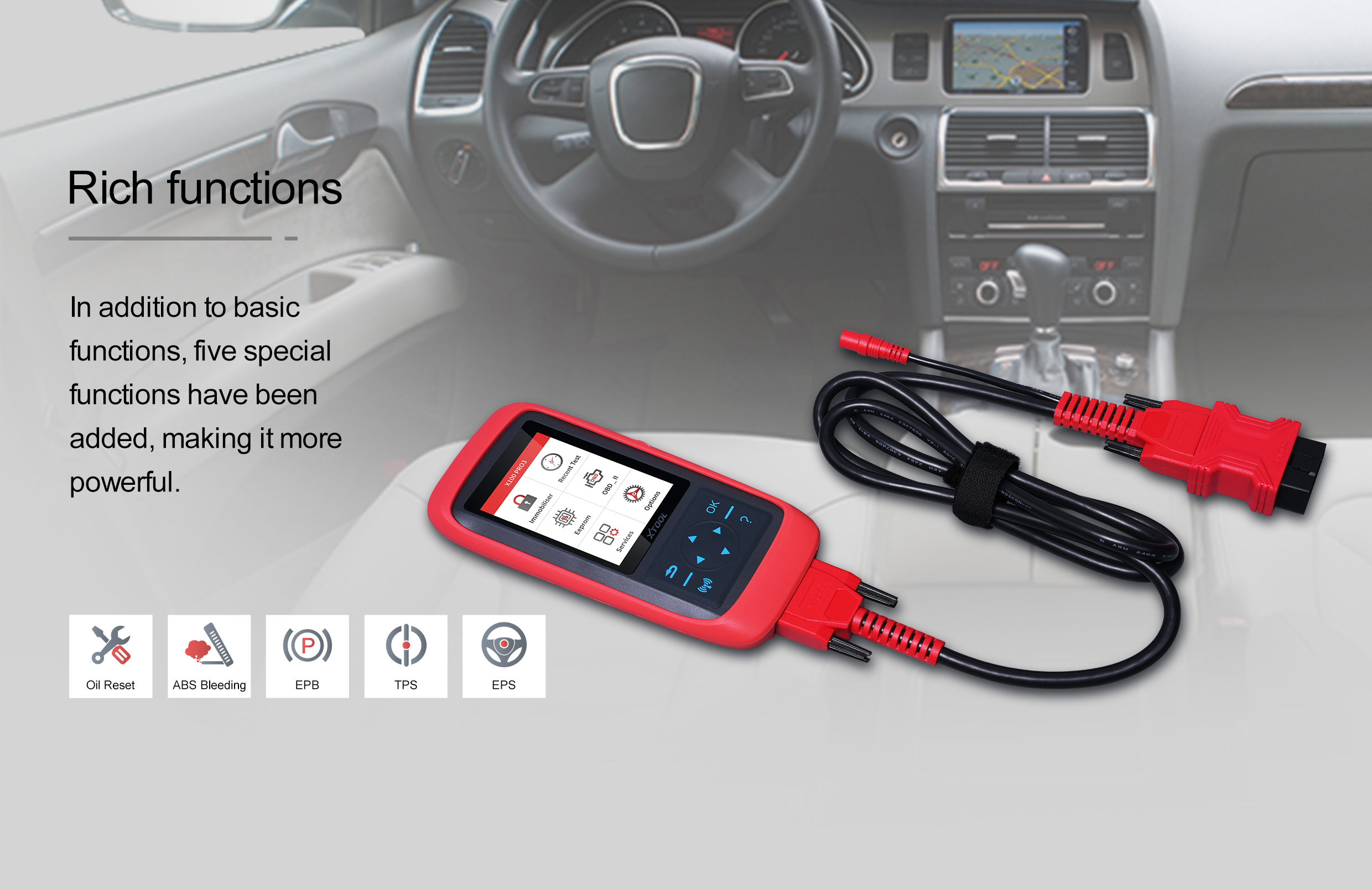 New Xtool X100PRO3 Professional Key Programmer Supports Key Programming And Several Special Functions | Emirates Keys