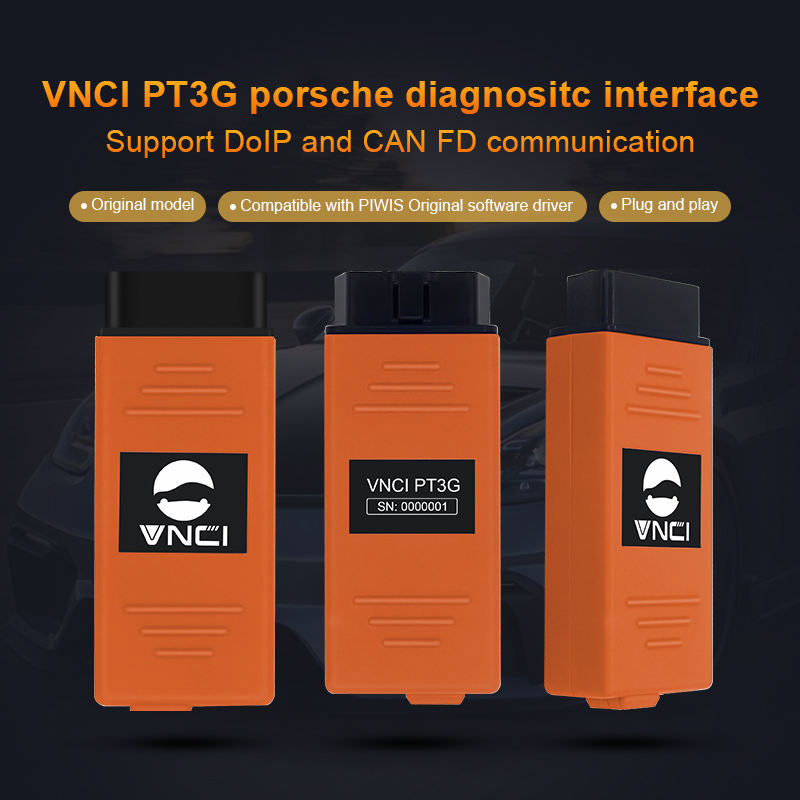 Nouvelle interface de diagnostic Porsche VNCI PT3G compatible avec les pilotes logiciels PIWIS Plug and Play | Emirates Keys