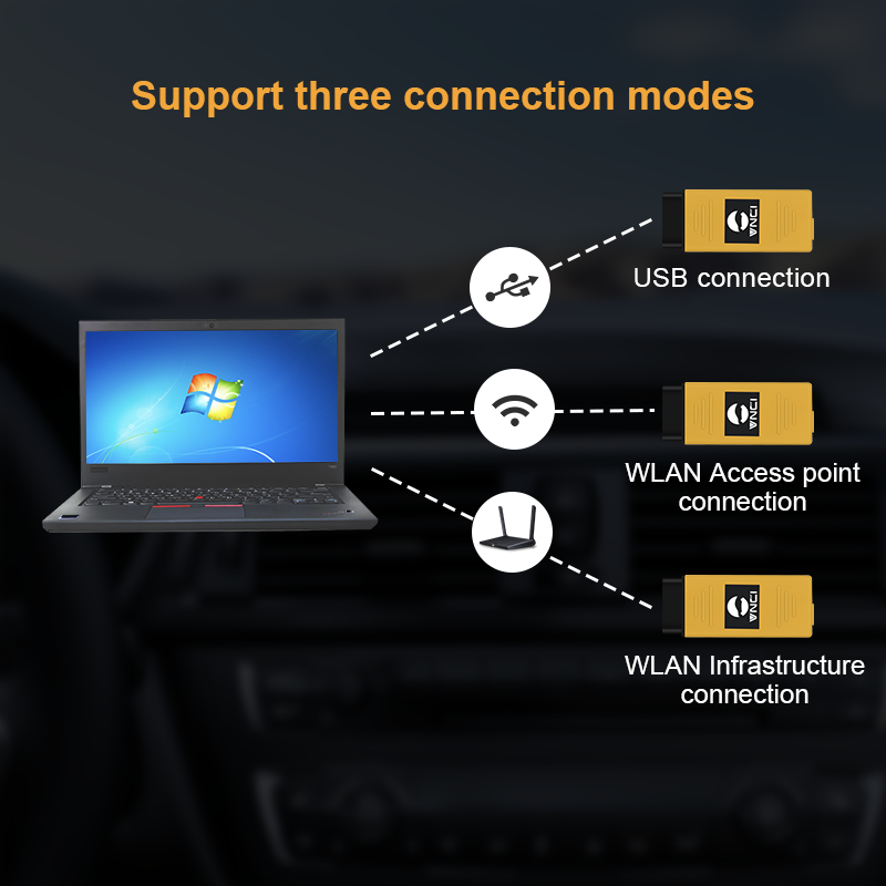 Nova interface de diagnóstico VNCI VDI3 Roewe MG Wuling Maxus compatível com VDS/VDS2/VDS3/GRADE-X, Plug And Play | Chaves Emirates