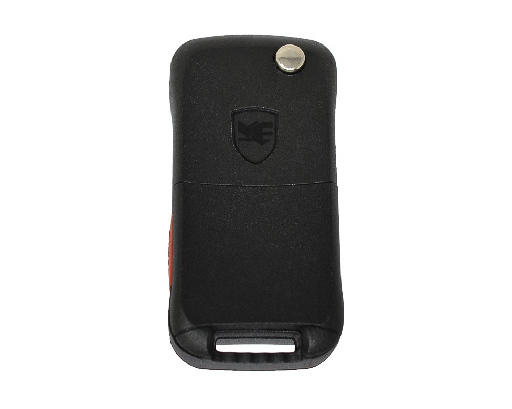 Корпус дистанционного ключа Porsche Flip Remote Key 3+1 с боковой тревожной кнопкой