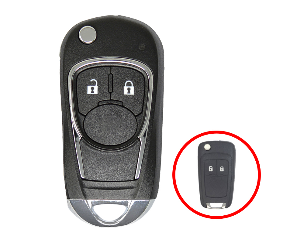 Mercedes Actros Key Remote Shell 2 pulsanti