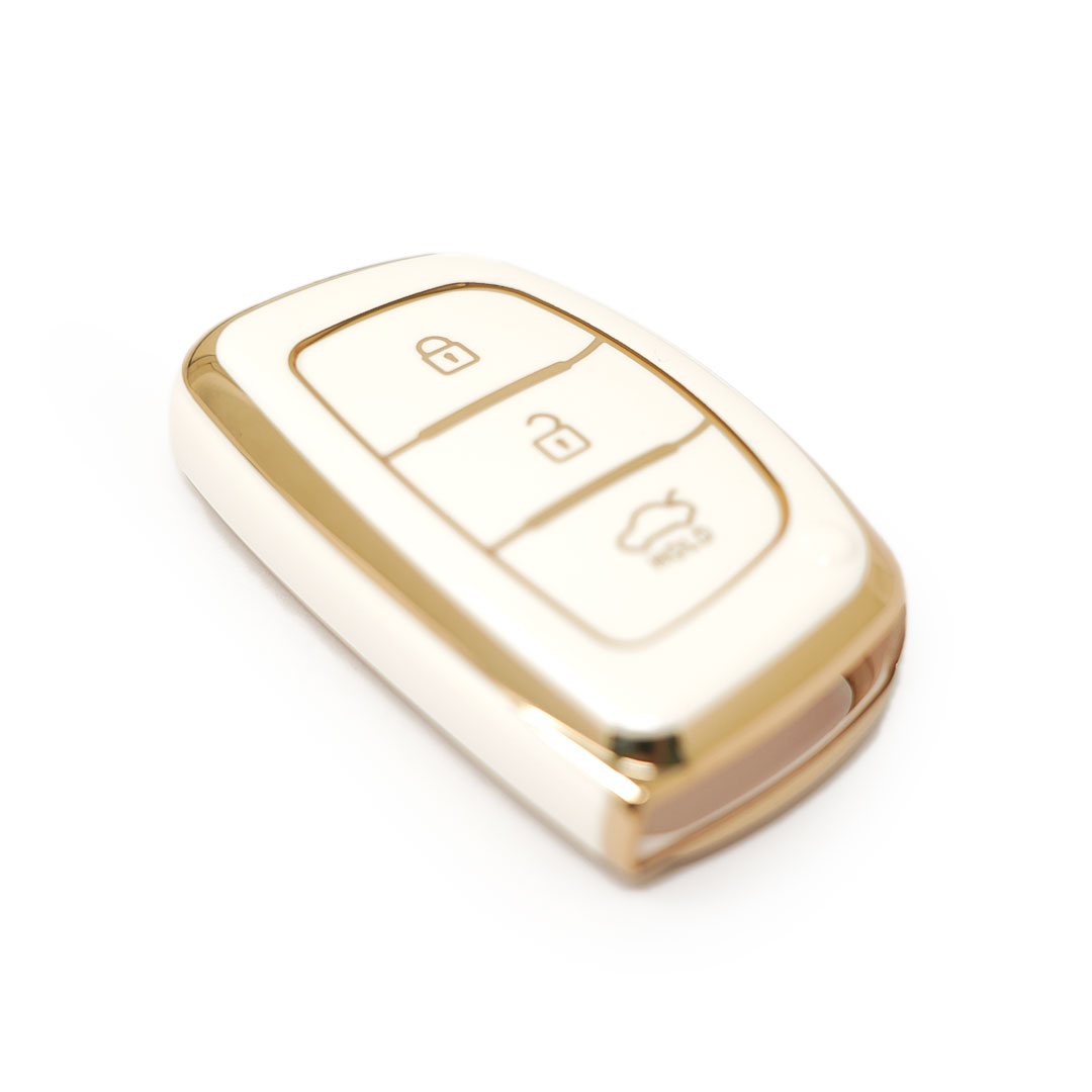 Nano Cover For Hyundai Tucson Remote Key 3 Buttons White