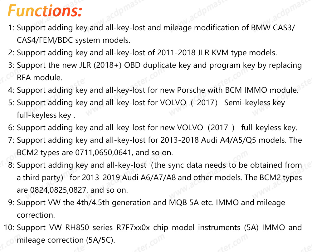 Yanhua ACDP 2  Locksmith Package  ( ACDP-2 Programming Module+Module1+Module2+Module3+Module7+Module9+Module10+Module12+Module20+Module29+Module24+Module31+Module33 )  | Emirates Keys